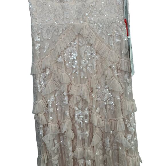 Mac Duggal 9162 Sequin Scallop Ruffle Tier Gown - Picture 4 of 11